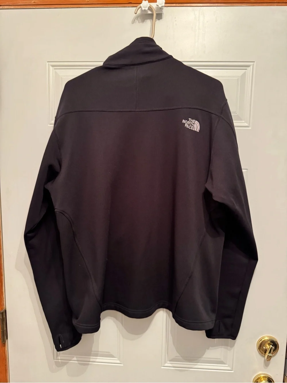 The North Face Flight Series Apex Light Softshell Full-Zip Black Jacket. Size XL